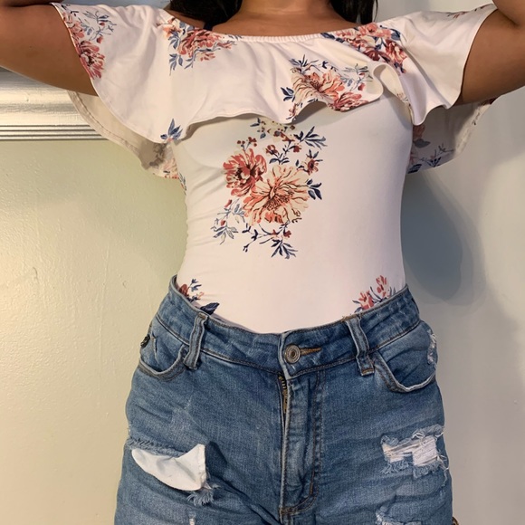 Floral body suit - Picture 2 of 2